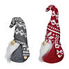 Northlight 7" Gnomes with Nordic Hat Christmas Ornaments, Set of 2 Image 2