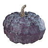Northlight 7" Grey Textured Pumpkin Halloween Decor Image 1