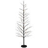 Northlight 7' Matte Black Tree Warm White LED Copper Wire Lights Image 1