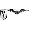 Northlight 7' Metal SPOOKY Bats Halloween Banner Image 1
