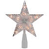 Northlight 7" Pre-Lit 5-Point Star Traditional Christmas Tree Topper Image 1