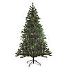 Northlight 7' Pre-Lit Medium Balsam Pine Artificial Christmas Tree - Clear Lights Image 1
