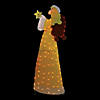 Northlight 72" Lighted 2D Yellow Chenille Angel Outdoor Christmas Decoration Image 2