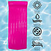 Northlight 74&quot; Pink Floating Foam Swimming Pool Mattress Lounger with Head Rest Image 2