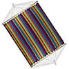 Northlight 76" Colorful Striped Double Hammock Image 1