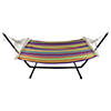 Northlight 76" Colorful Striped Double Hammock Image 3