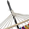 Northlight 76" Colorful Striped Double Hammock Image 4