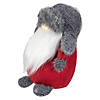 Northlight 8.25" LED Lighted Red and Gray Gnome Christmas Figure Image 1