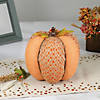 Northlight 8.5" Orange Autumn Harvest Thanksgiving Table Top Pumpkin Image 1