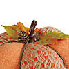 Northlight 8.5" Orange Autumn Harvest Thanksgiving Table Top Pumpkin Image 2