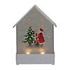 Northlight 8" House Shaped Christmas Snow Globe Image 1