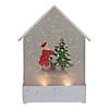 Northlight 8" House Shaped Christmas Snow Globe Image 2