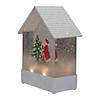 Northlight 8" House Shaped Christmas Snow Globe Image 3