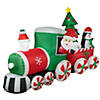 Northlight 8' Inflatable Train With Santa and Friends Outdoor Christmas Decoration Image 2