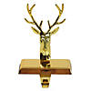 Northlight 8"shiny Gold Metal Deer Christmas Stocking Holder" Image 1