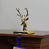 Northlight 8"shiny Gold Metal Deer Christmas Stocking Holder" Image 2