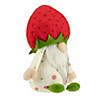 Northlight 9.5" green and red boy springtime strawberry gnome Image 2
