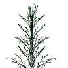 Northlight 9' Black Pre-Lit Artificial Cascade Twig Christmas Tree - Green Lights Image 1