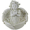 Northlight 9" Cherub Angel Wings Bird Feeder Outdoor Garden Statue Image 1