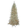 Northlight 9' Pre-Lit Metallic Sheer Champagne Artificial Tinsel Christmas Tree - Clear Lights Image 1
