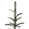Northlight 9' Slim Flocked Nordmann Fir Artificial Christmas Tree - Unlit Image 3