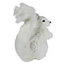 Northlight 9" White Squirrel with Silver Gems Christmas Tabletop Decoration Image 1