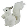 Northlight 9" White Squirrel with Silver Gems Christmas Tabletop Decoration Image 3