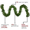 Northlight 9' x 10" Pre-Lit Windsor Pine Artificial Christmas Garland - Clear Lights Image 2