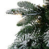 Northlight 9' x 14" Pre-Lit Flocked Mixed Rosemary Emerald Pine Artificial Christmas Garland - Clear LED Lights Image 2