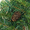 Northlight 9' x 16" Pre-Lit Dakota Red Pine Artificial Christmas Garland - Warm White LED Lights Image 1