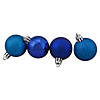 Northlight 96ct Royal Blue Shatterproof 4-Finish Christmas Ball Ornaments 1.5" (40mm) Image 2