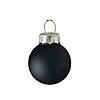 Northlight 9ct Shiny and Matte Black Glass Ball Christmas Ornaments 2.5" (65mm) Image 1