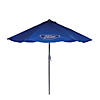 Northlight 9ft Outdoor Patio Ford Umbrella with Hand Crank and Tilt  Blue Image 1