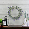 Northlight artificial led lighted lavender spring wreath- 16-inch  white lights Image 1