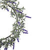 Northlight artificial led lighted lavender spring wreath- 16-inch  white lights Image 3