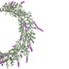 Northlight artificial led lighted pink lavender spring wreath- 16-inch  white lights Image 2