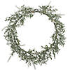 Northlight artificial led lighted white lavender spring wreath- 16-inch  white lights Image 1