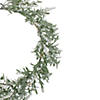 Northlight artificial led lighted white lavender spring wreath- 16-inch  white lights Image 1