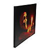 Northlight Black and Orange LED Lighted Skull Halloween Wall Art 12" x 15.75" Image 3