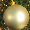 Northlight Champagne Gold Shatterproof Matte Christmas Ball Ornament 12" (300mm) Image 2