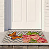 Northlight coir rose with a butterfly chevron spring door mat 18" x 30" Image 1