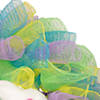 Northlight colorful deco mesh ribbon easter bunny wreath  24-inch  unlit Image 2