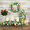 Northlight colorful easter egg wreath  14-inch  unlit Image 1