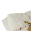 Northlight Cream White Plush Christmas Decorative Rectangular Throw Blanket 50" x 60" Image 1