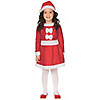 Northlight Girls Santa Costume With a Dress and Hat, 4-6 Year Old Image 1