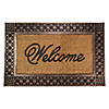Northlight Gold and Natural Coir Rectangular "Welcome" Doormat 23" x 35" Image 1