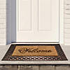 Northlight Gold and Natural Coir Rectangular "Welcome" Doormat 23" x 35" Image 1