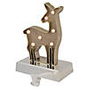 Northlight Gold LED Lighted Snowflake Christmas Stocking Holder 7.5" Image 2