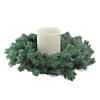 Northlight Green Frosted Pine Artificial Christmas Wreath - 16-Inch  Unlit Image 1