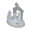 Northlight - LED Holy Family in Stable Christmas Nativity Scene 7.5 Inch Image 1